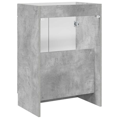 Koupelnová Skříňka Pod Umyvadlo Betonově Šedá 56 X 37,5 X 81 Cm