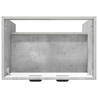 Koupelnová Skříňka Pod Umyvadlo Betonově Šedá 56 X 37,5 X 81 Cm