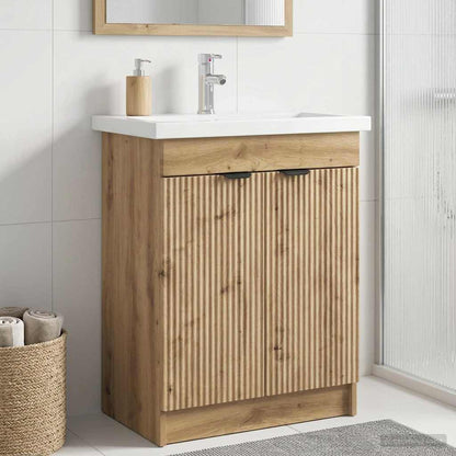 Koupelnová Skříňka Pod Umyvadlo Dub Artisan 56 X 37,5 X 81 Cm