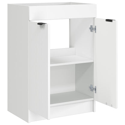 Koupelnová Skříňka Pod Umyvadlo Bílá 78,5 X 37,5 X 81 Cm
