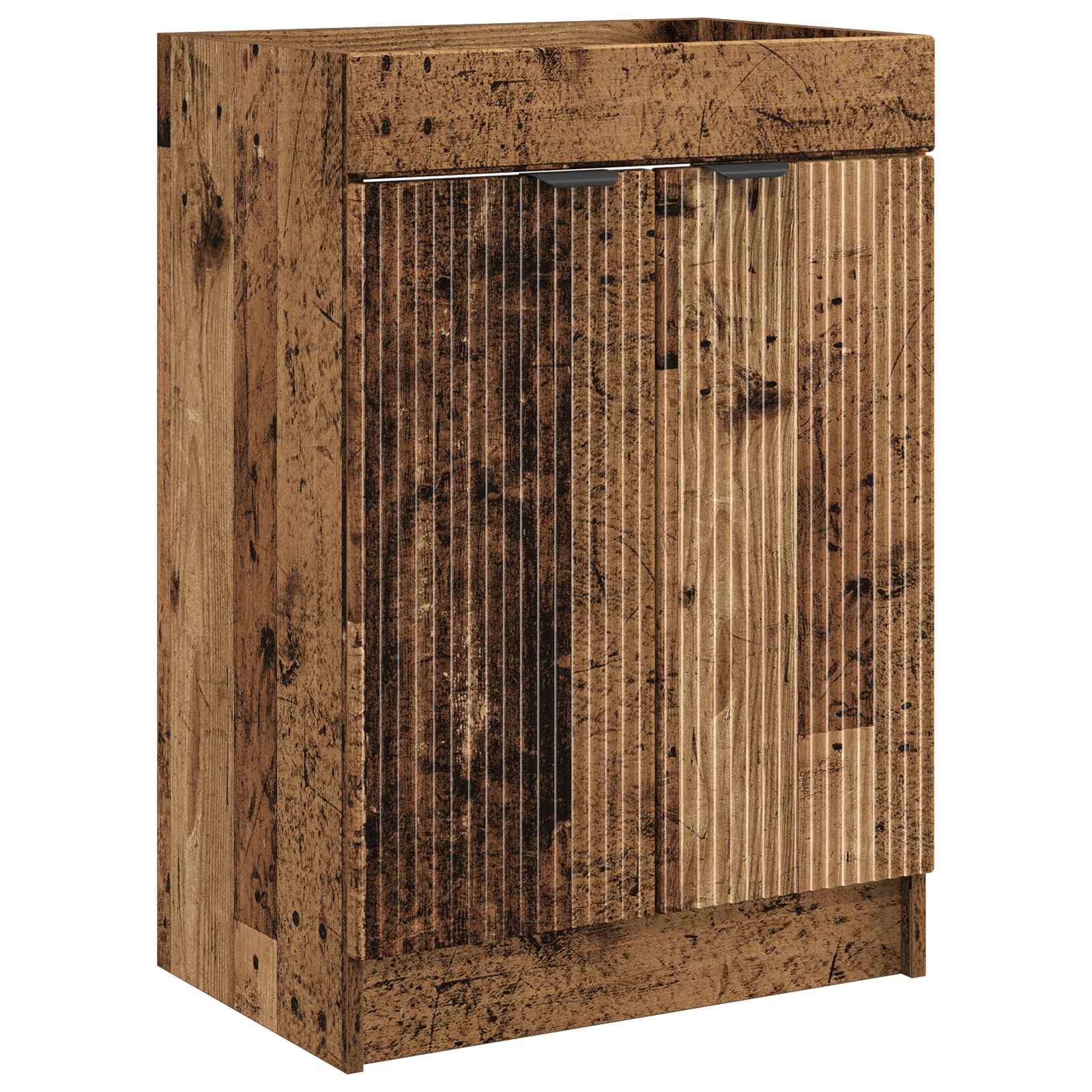 Koupelnová Skříňka Pod Umyvadlo Staré Dřevo 78,5 X 37,5 X 81 Cm