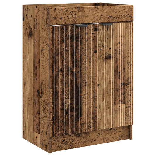 Koupelnová Skříňka Pod Umyvadlo Staré Dřevo 78,5 X 37,5 X 81 Cm