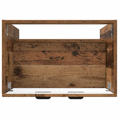 Koupelnová Skříňka Pod Umyvadlo Staré Dřevo 78,5 X 37,5 X 81 Cm