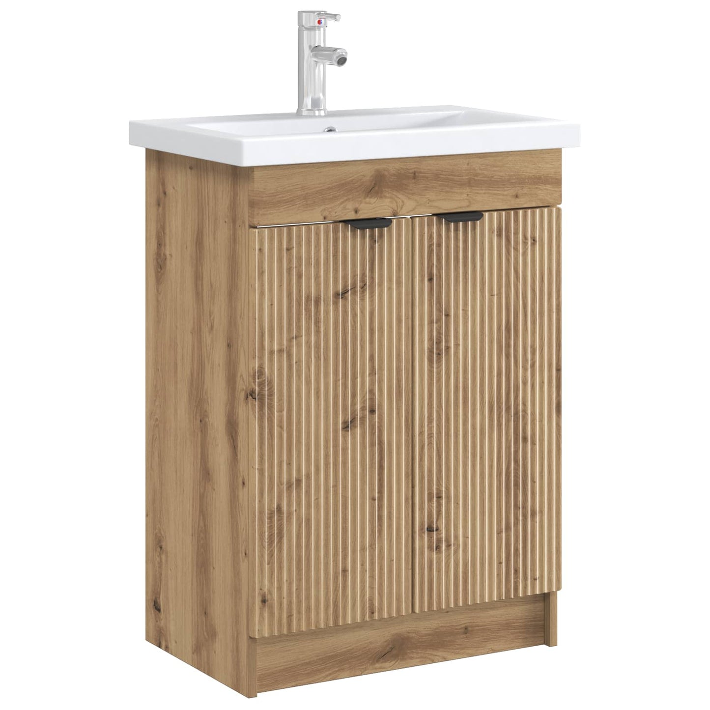 Koupelnová Skříňka Pod Umyvadlo Dub Artisan 78,5 X 37,5 X 81 Cm