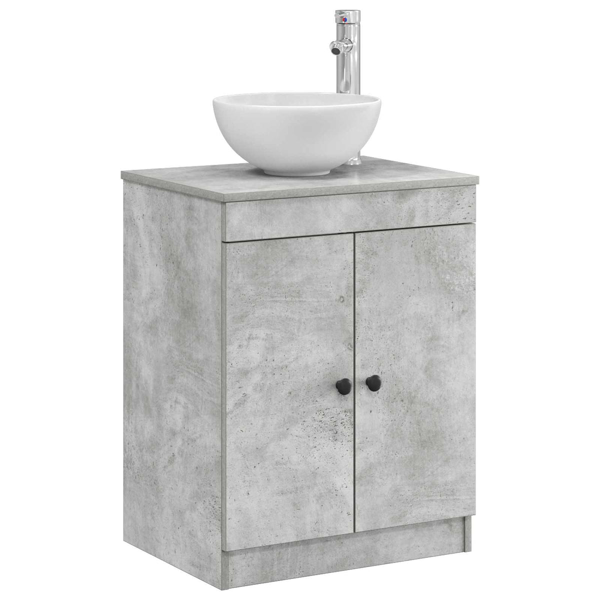 Koupelnová Skříň Betonově Šedá 54 X 41 X 70 Cm Kompozitní Dřevo