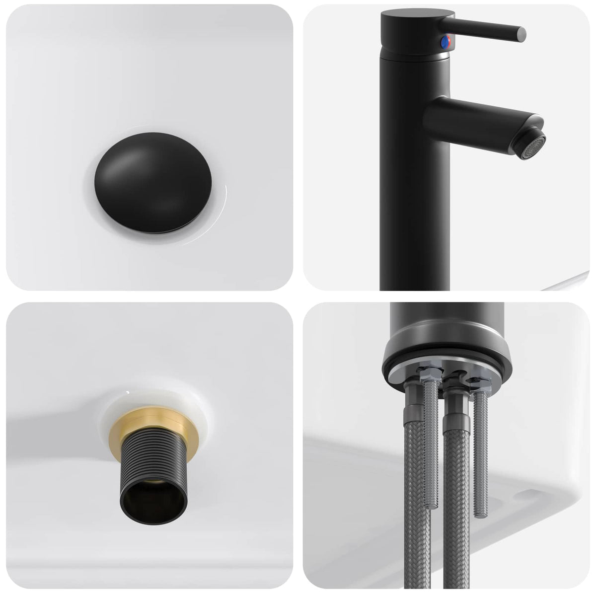 Koupelnová Skříňka Se Dřezem Betonově Šedá 54 X 35 X 83 Cm