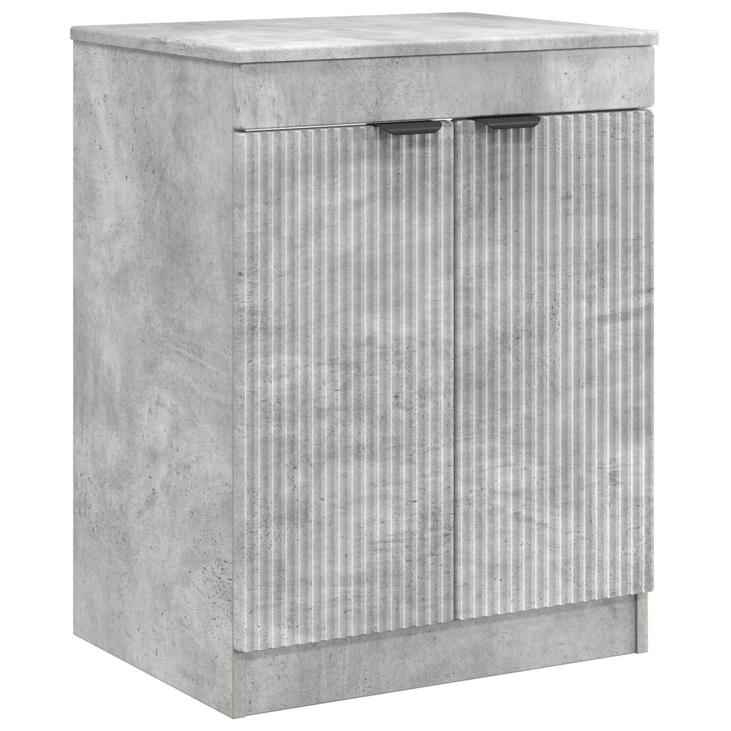 Koupelnová Skříň Betonově Šedá 54 X 41 X 70 Cm Kompozitní Dřevo