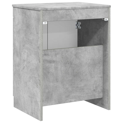 Koupelnová Skříň Betonově Šedá 54 X 41 X 70 Cm Kompozitní Dřevo
