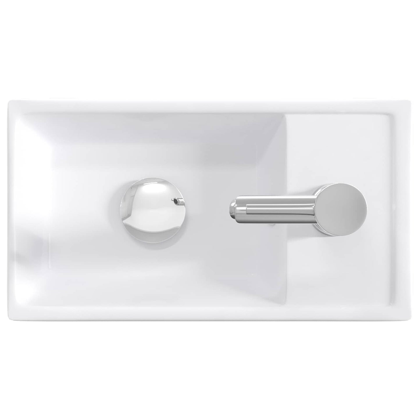 Umývadlo Do Koupelny Chrom 40,5 X 22,5 X 11,5 Cm Kov