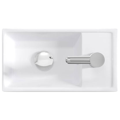 Umývadlo Do Koupelny Chrom 40,5 X 22,5 X 11,5 Cm Kov