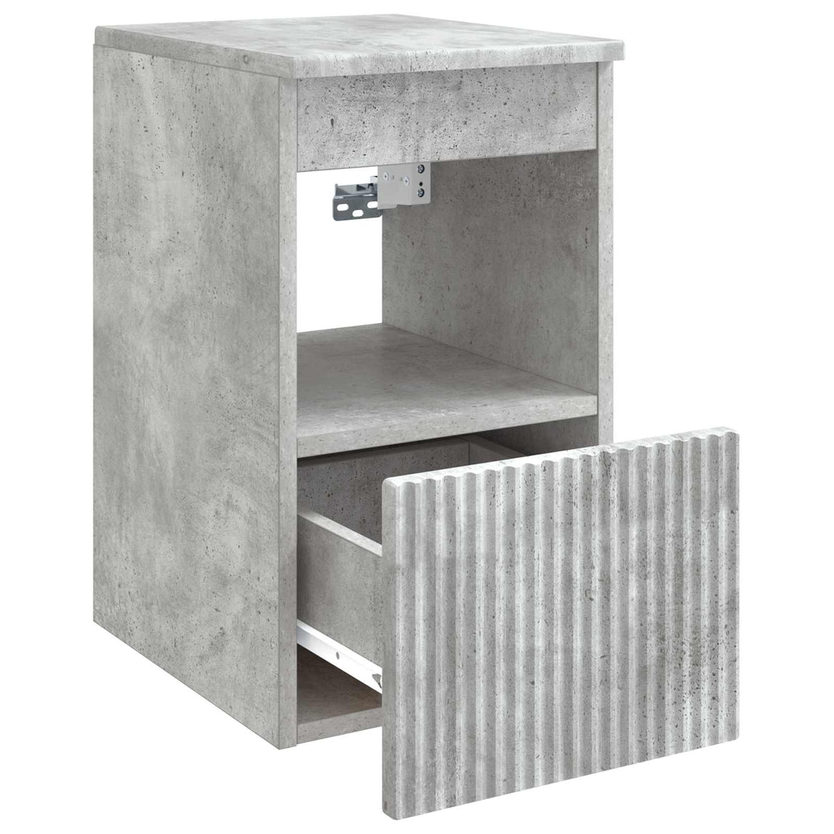 Koupelnová Skříň Betonově Šedá 30 X 35 X 50 Cm Kompozitní Dřevo
