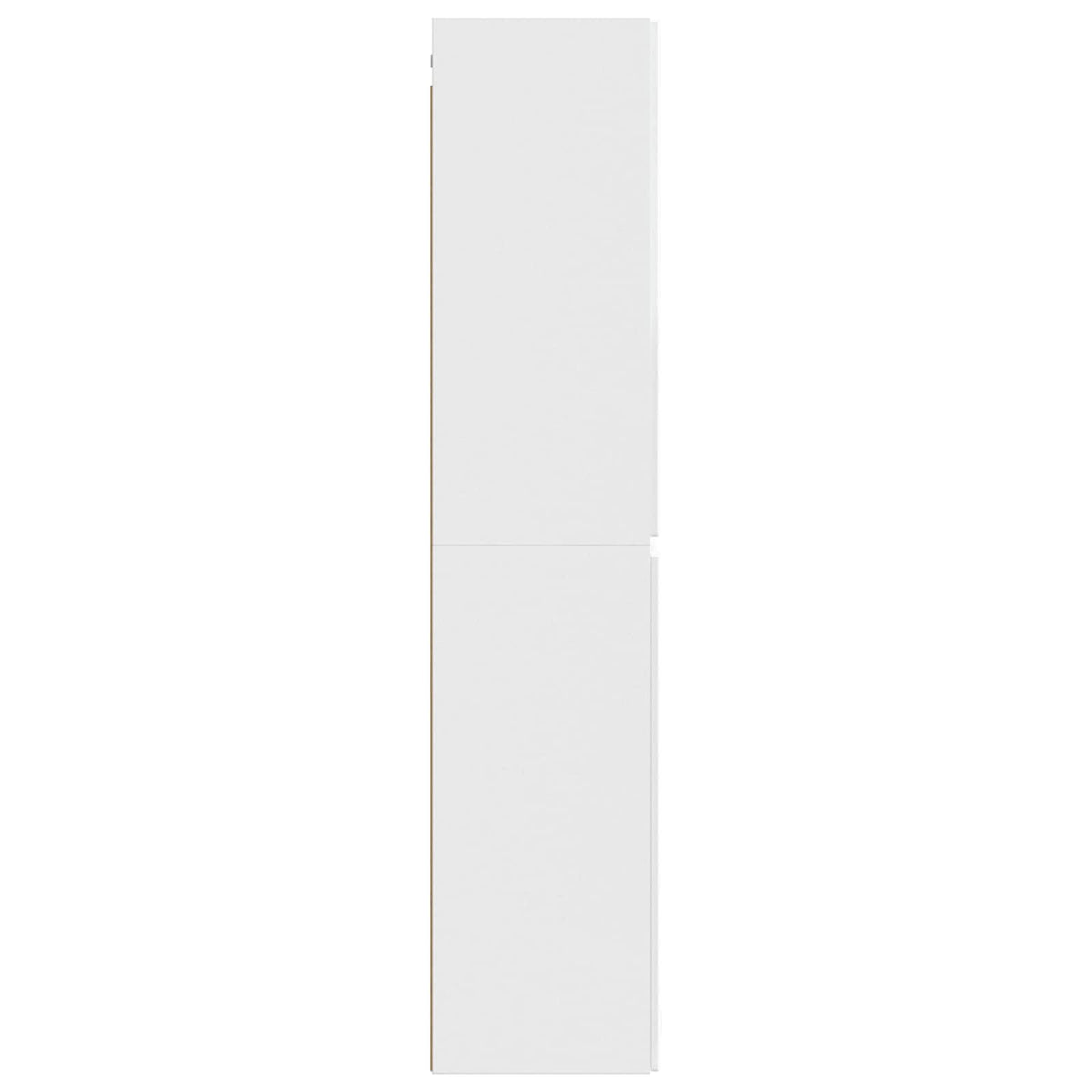 Nástěnná Koupelnová Skříň Bílá S Vysokým Leskem