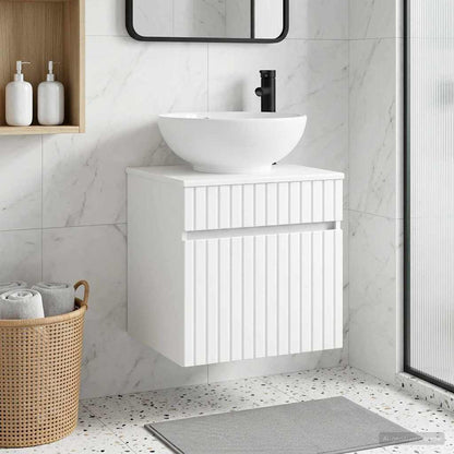 Nástěnná Umyvadlová Skříňka Bílá 49 X 44,5 X 66,5 Cm