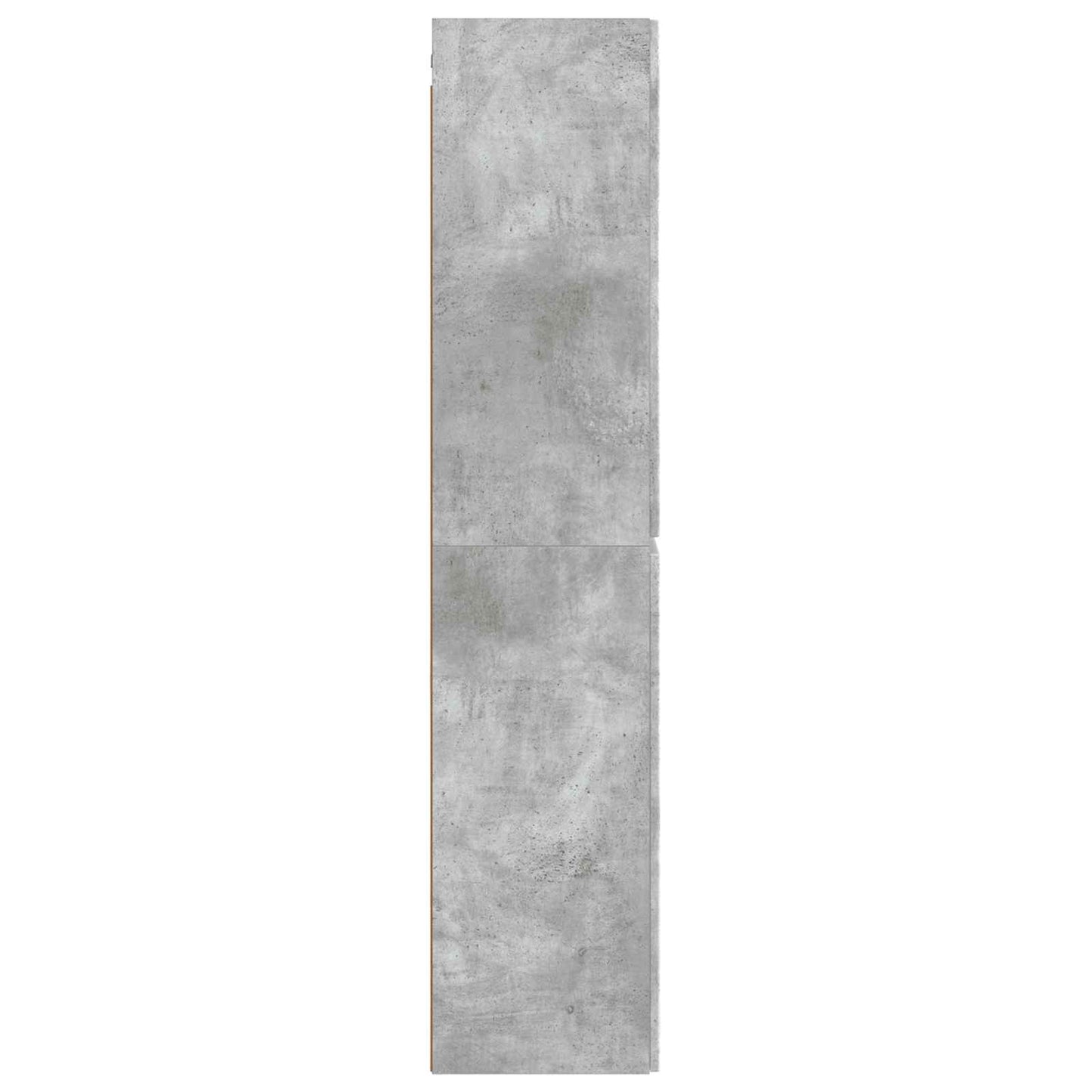 Nástěnná Koupelnová Skříň Betonově Šedá 33 X 34,5 X 160 Cm