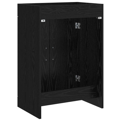 Koupelnová Skříňka Pod Umyvadlo Černý Dub 56 X 37,5 X 81 Cm