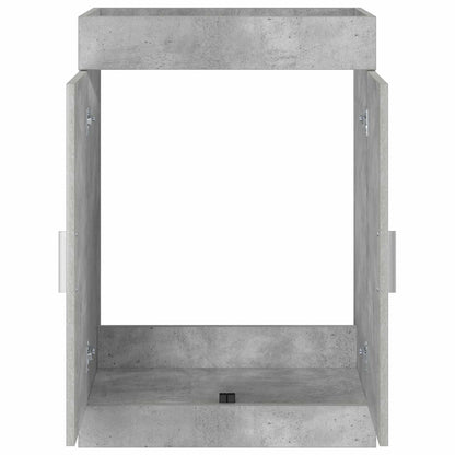 Koupelnová Skříňka Pod Umyvadlo Betonově Šedá 56 X 37,5 X 81 Cm