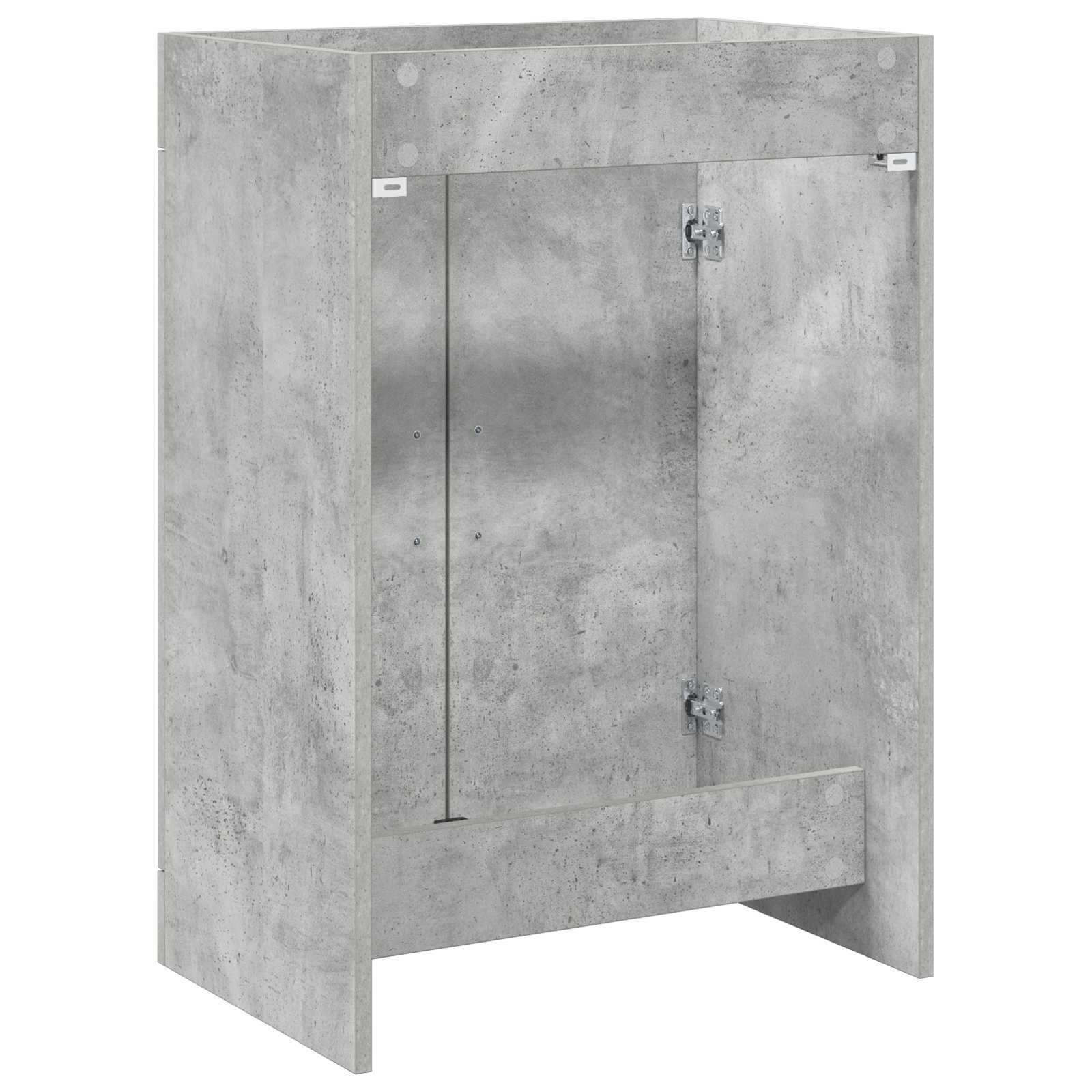 Koupelnová Skříňka Pod Umyvadlo Betonově Šedá 56 X 37,5 X 81 Cm