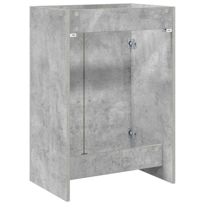 Koupelnová Skříňka Pod Umyvadlo Betonově Šedá 56 X 37,5 X 81 Cm