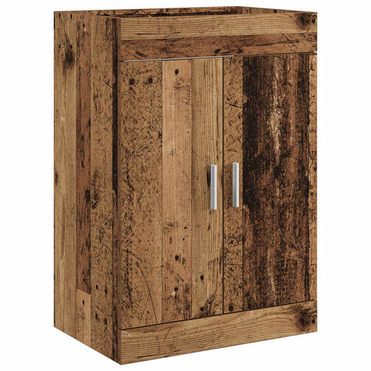 Koupelnová Skříňka Pod Umyvadlo Staré Dřevo 56 X 37,5 X 81 Cm