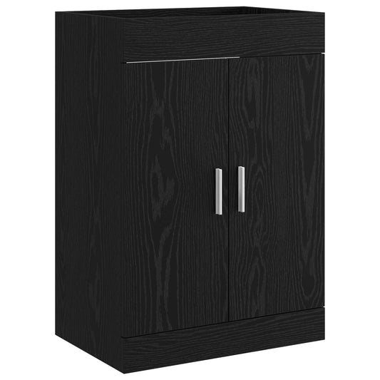 Koupelnová Skříňka Pod Umyvadlo Černý Dub 78,5 X 37,5 X 81 Cm