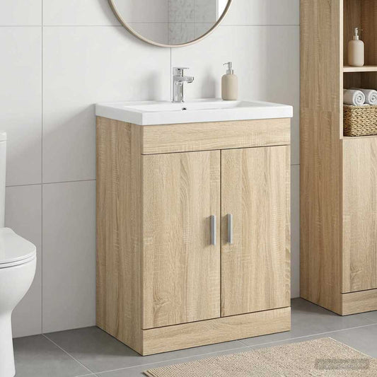 Koupelnová Skříňka Pod Umyvadlo Dub Sonoma 78,5 X 37,5 X 81 Cm