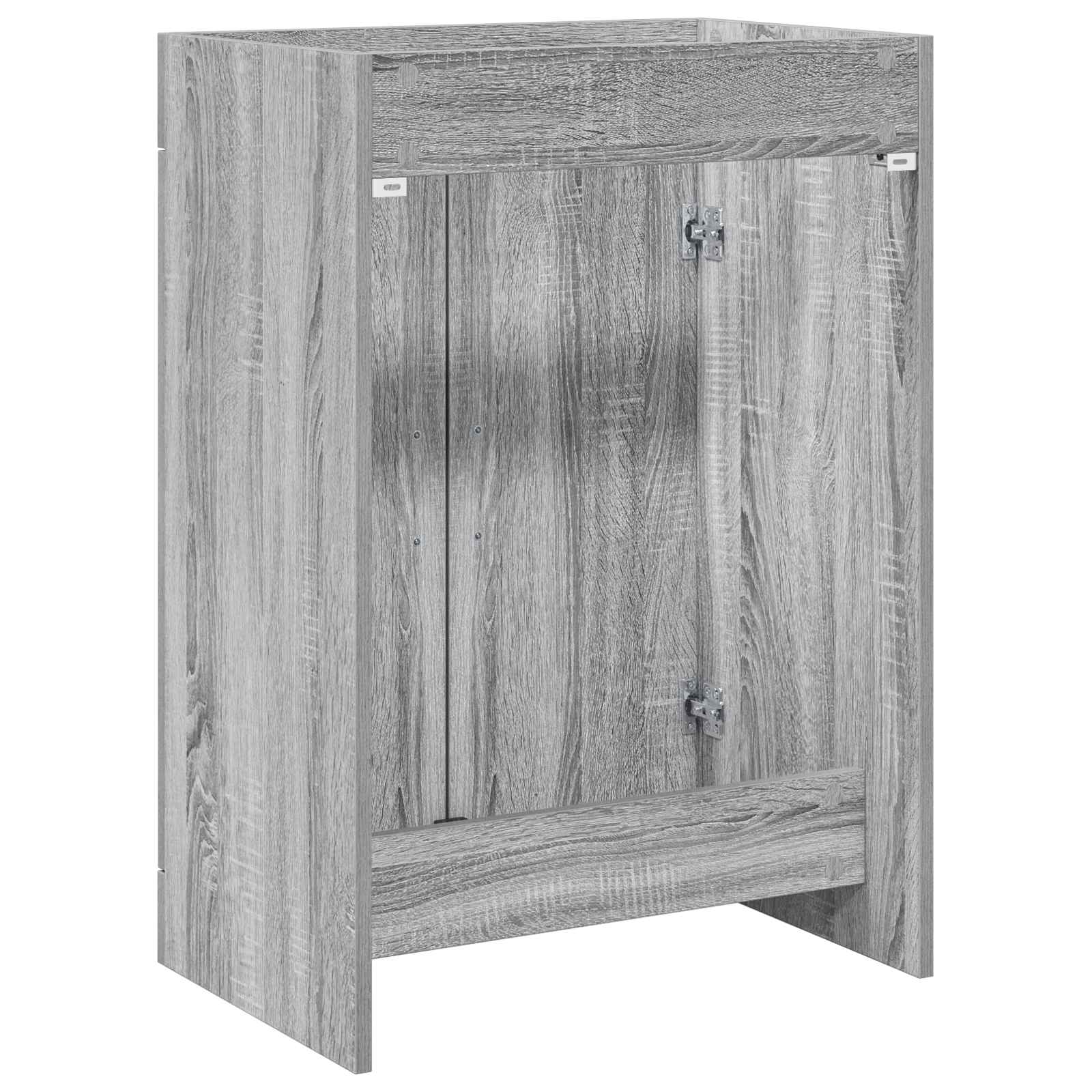 Koupelnová Skříňka Pod Umyvadlo Šedý Sonoma 78,5 X 37,5 X 81 Cm