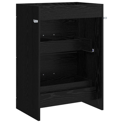 Koupelnová Skříňka Pod Umyvadlo Černý Dub 56 X 37,5 X 81 Cm