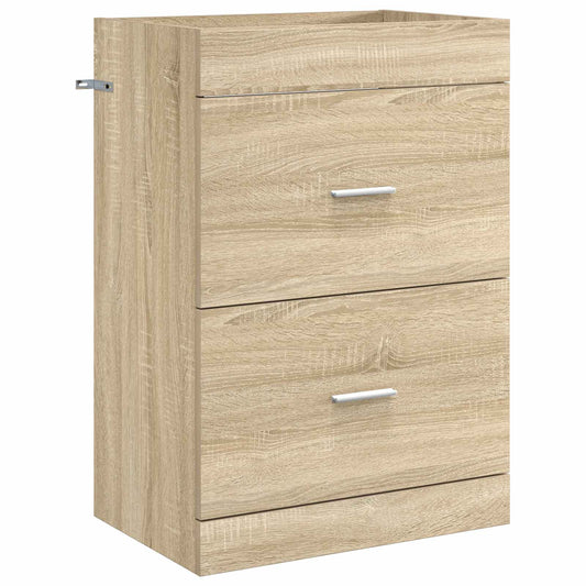 Koupelnová Skříňka Pod Umyvadlo Dub Sonoma 56 X 37,5 X 81 Cm