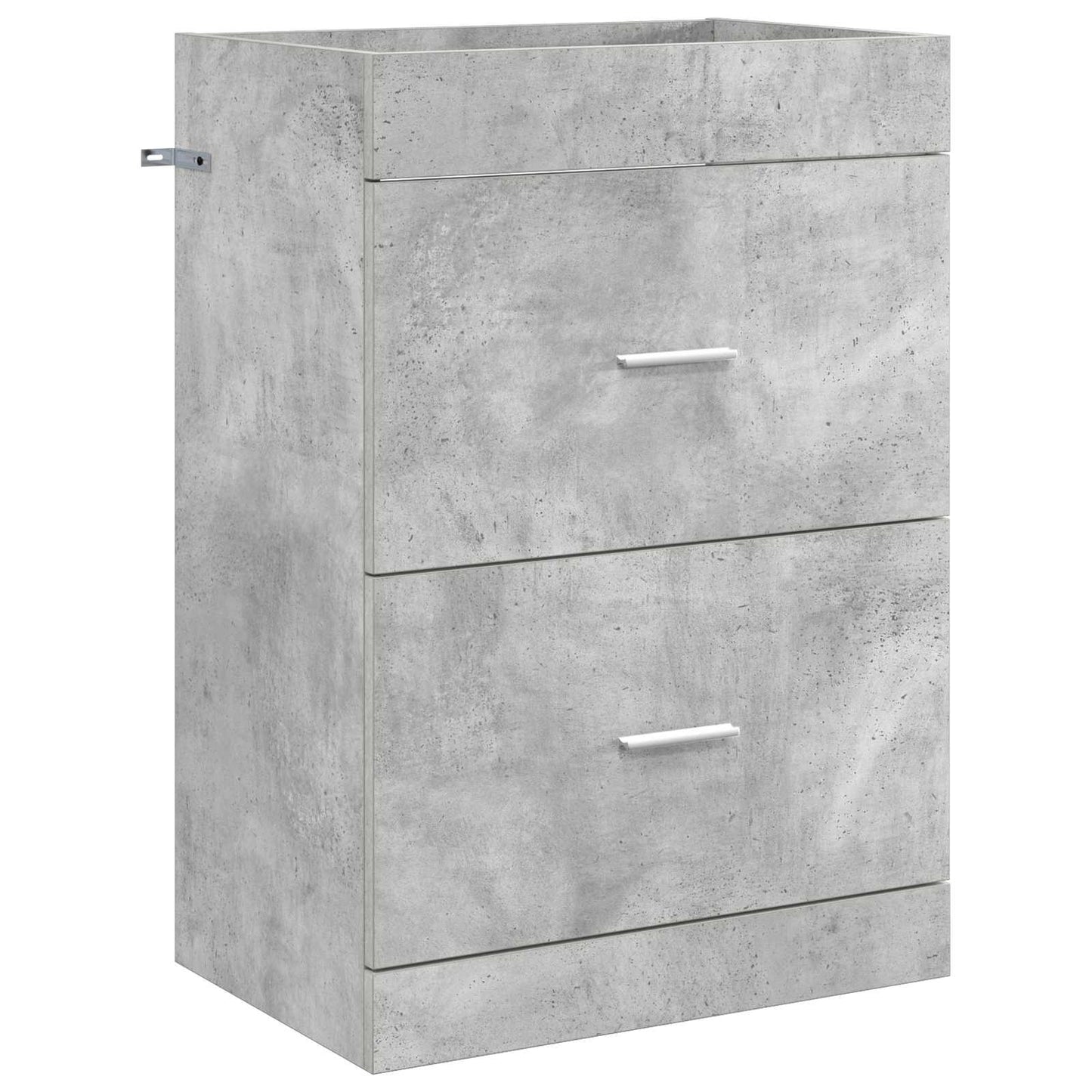 Koupelnová Skříňka Pod Umyvadlo Betonově Šedá 56 X 37,5 X 81 Cm