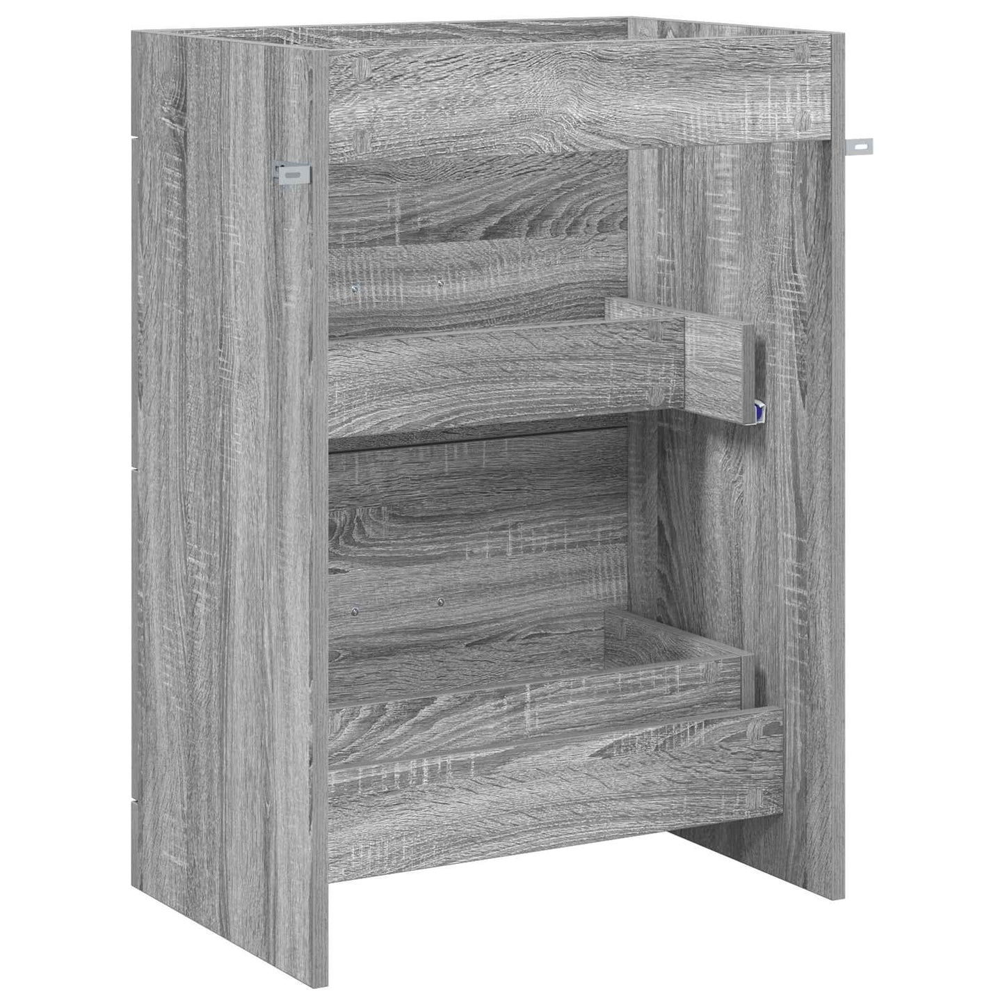 Koupelnová Skříňka Pod Umyvadlo Šedý Sonoma 56 X 37,5 X 81 Cm
