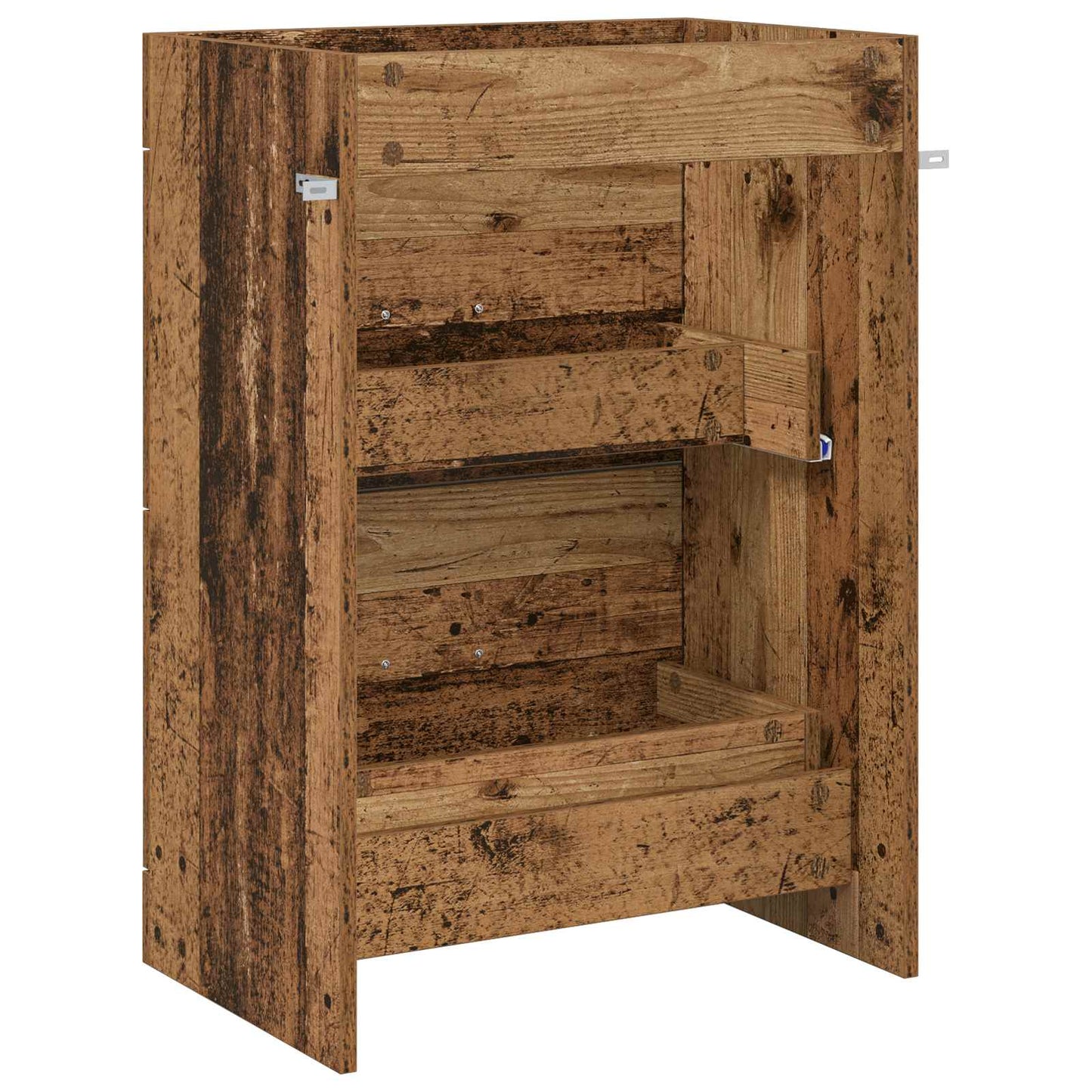 Koupelnová Skříňka Pod Umyvadlo Staré Dřevo 56 X 37,5 X 81 Cm