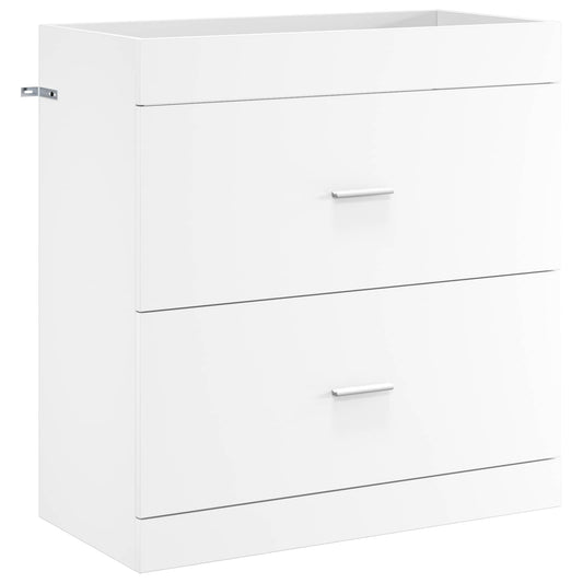 Koupelnová Skříňka Pod Umyvadlo Bílá 78,5 X 37,5 X 81 Cm