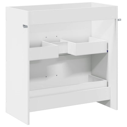 Koupelnová Skříňka Pod Umyvadlo Bílá 78,5 X 37,5 X 81 Cm