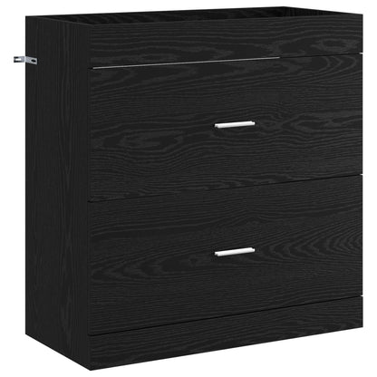 Koupelnová Skříňka Pod Umyvadlo Černý Dub 78,5 X 37,5 X 81 Cm