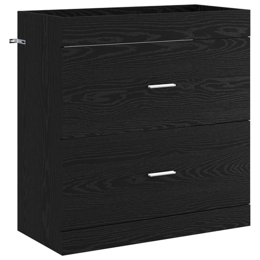 Koupelnová Skříňka Pod Umyvadlo Černý Dub 78,5 X 37,5 X 81 Cm