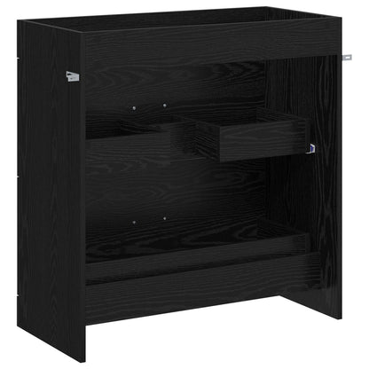 Koupelnová Skříňka Pod Umyvadlo Černý Dub 78,5 X 37,5 X 81 Cm