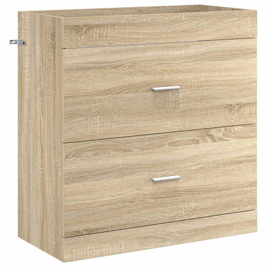 Koupelnová Skříňka Pod Umyvadlo Dub Sonoma 78,5 X 37,5 X 81 Cm