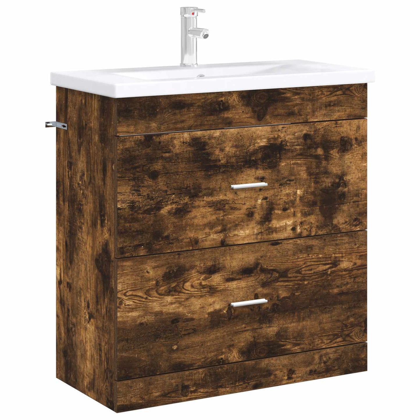 Koupelnová Skříňka Pod Umyvadlo Kouřový Dub 78,5 X 37,5 X 81 Cm