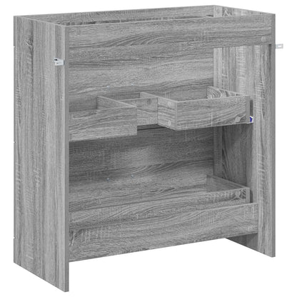 Koupelnová Skříňka Pod Umyvadlo Šedý Sonoma 78,5 X 37,5 X 81 Cm