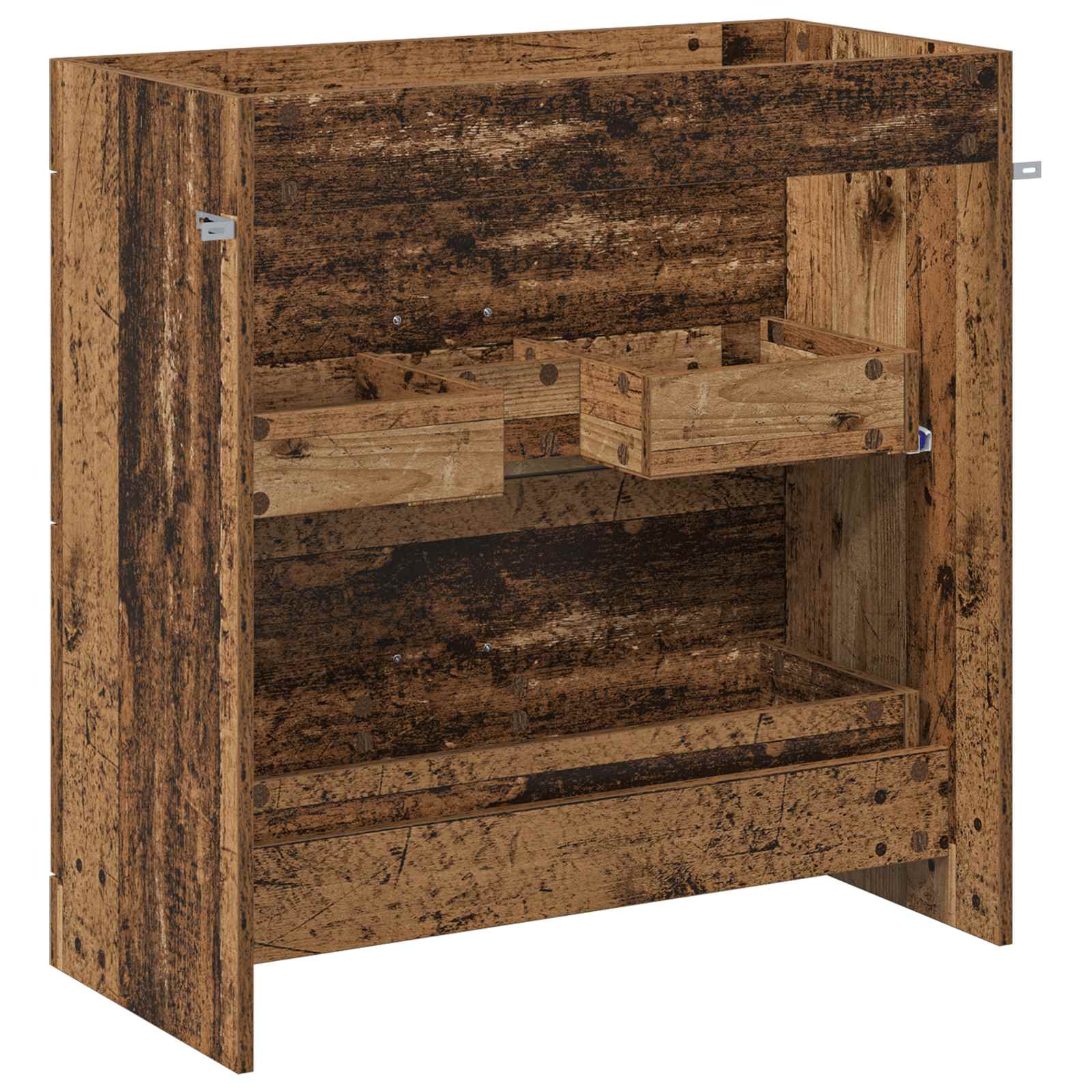 Koupelnová Skříňka Pod Umyvadlo Staré Dřevo 78,5 X 37,5 X 81 Cm