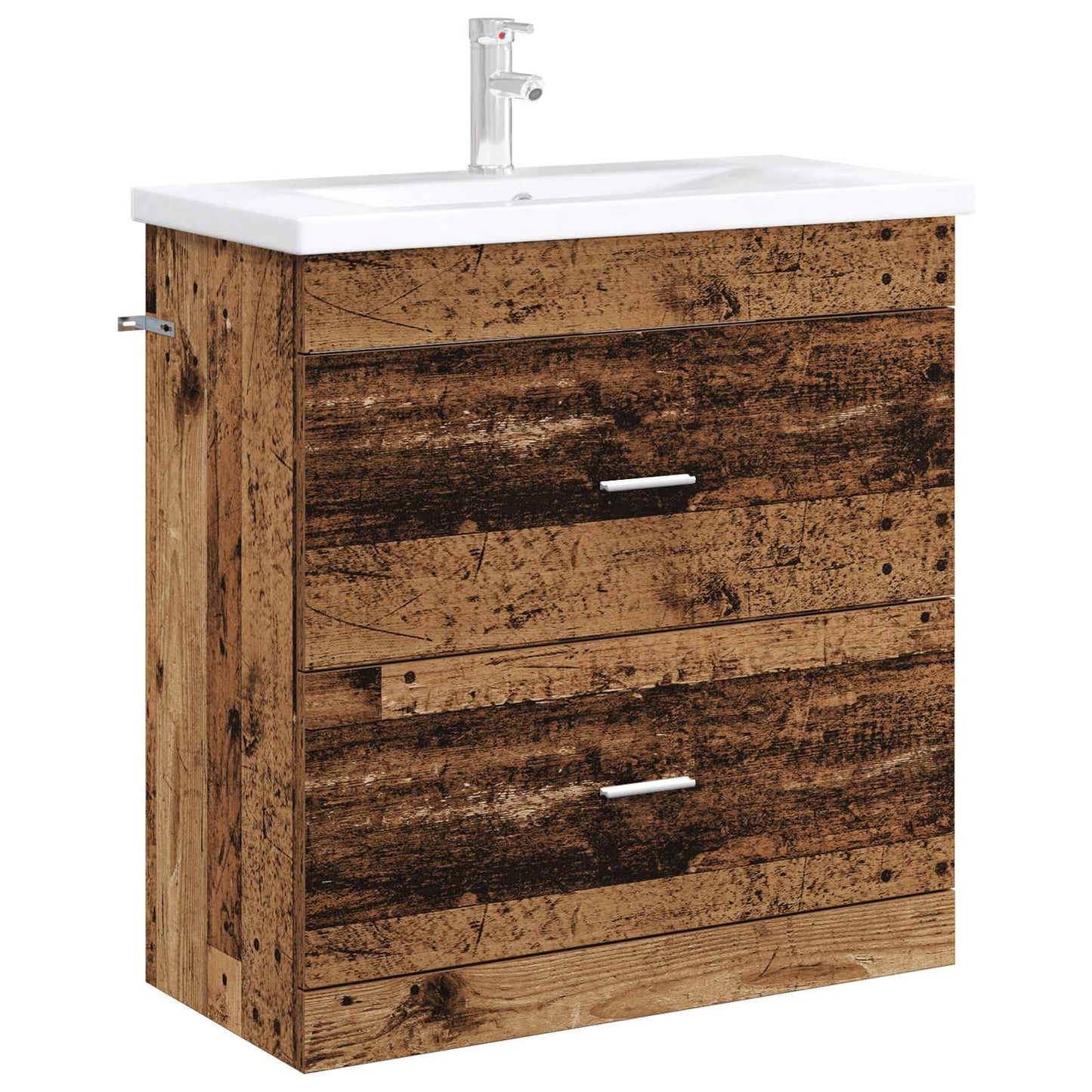 Koupelnová Skříňka Pod Umyvadlo Staré Dřevo 78,5 X 37,5 X 81 Cm