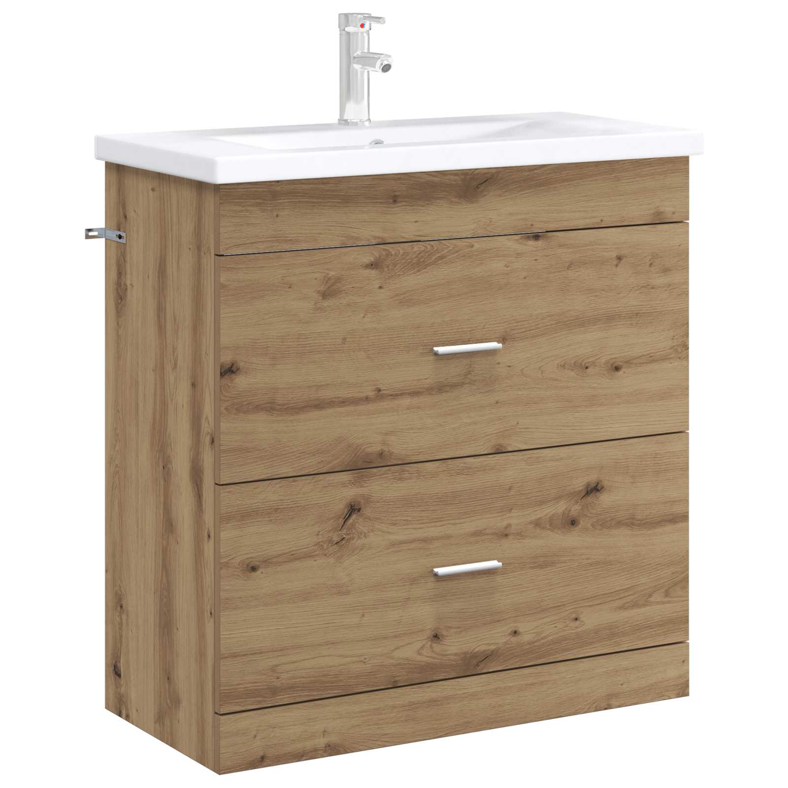 Koupelnová Skříňka Pod Umyvadlo Dub Artisan 78,5 X 37,5 X 81 Cm