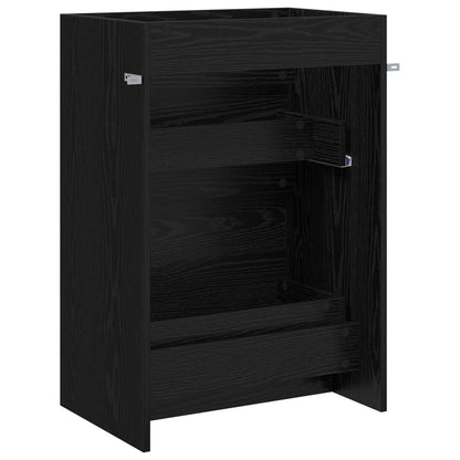 Koupelnová Skříňka Pod Umyvadlo Černý Dub 56 X 37,5 X 81 Cm