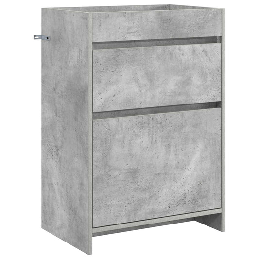 Koupelnová Skříňka Pod Umyvadlo Betonově Šedá 56 X 37,5 X 81 Cm