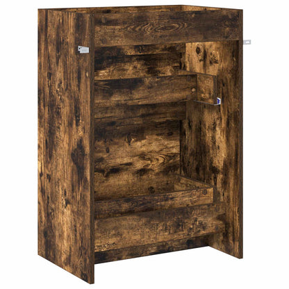 Koupelnová Skříňka Pod Umyvadlo Kouřový Dub 56 X 37,5 X 81 Cm