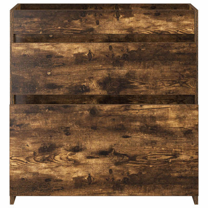 Koupelnová Skříňka Pod Umyvadlo Kouřový Dub 78,5 X 37,5 X 81 Cm