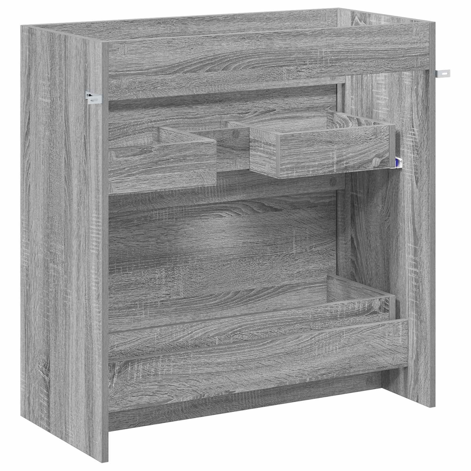 Koupelnová Skříňka Pod Umyvadlo Šedý Sonoma 78,5 X 37,5 X 81 Cm