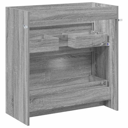 Koupelnová Skříňka Pod Umyvadlo Šedý Sonoma 78,5 X 37,5 X 81 Cm