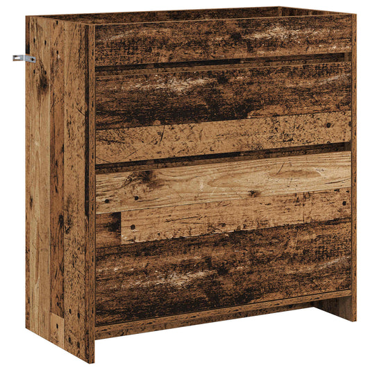 Koupelnová Skříňka Pod Umyvadlo Staré Dřevo 78,5 X 37,5 X 81 Cm