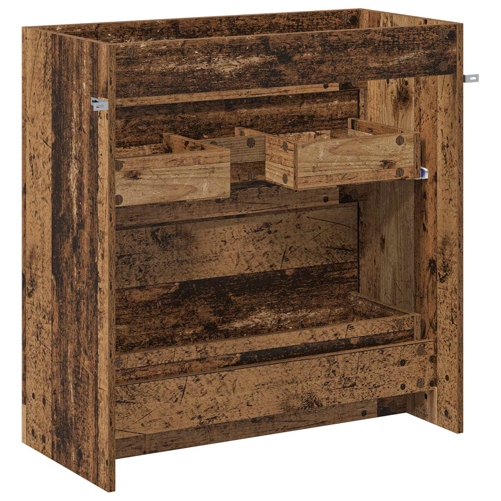 Koupelnová Skříňka Pod Umyvadlo Staré Dřevo 78,5 X 37,5 X 81 Cm